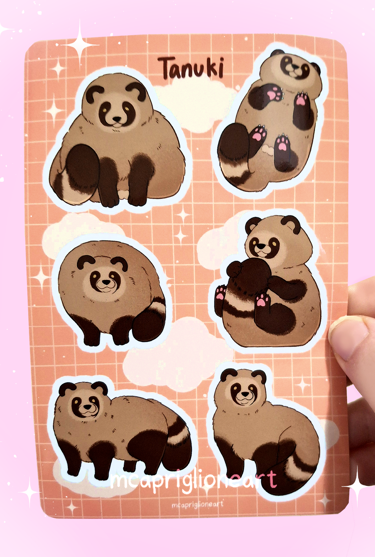 Tanuki Sticker Sheet
