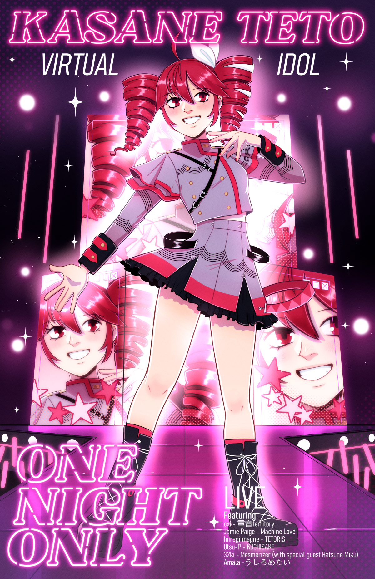 Virtual Idols Print 11x17