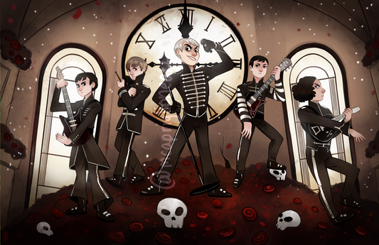 Black Parade My Chemical Romance Art Print