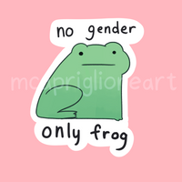 no gender only frog sticker