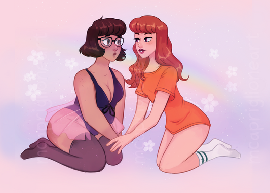 Velma and Daphne 5x7 Print